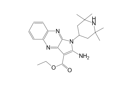 ethyl 2-amino-1-(2,2,6,6-tetramethyl-4-piperidinyl)-1H-pyrrolo[2,3-b]quinoxaline-3-carboxylate