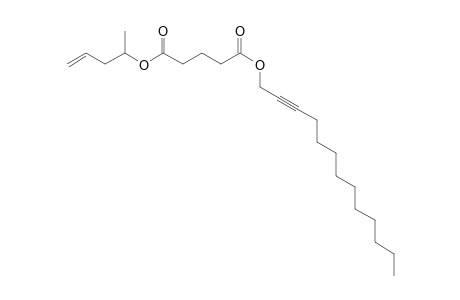 Glutaric acid, tridec-2-yn-1-yl pent-4-en-2-yl ester