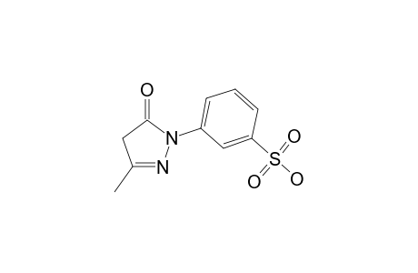 Benzenesulfonic acid, 3-(4,5-dihydro-3-methyl-5-oxo-1H-pyrazol-1-yl)-
