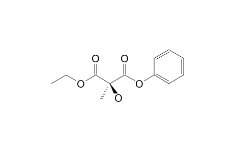 (2S)-2-hydroxy-2-methyl-malonic acid O1-ethyl ester O3-phenyl ester