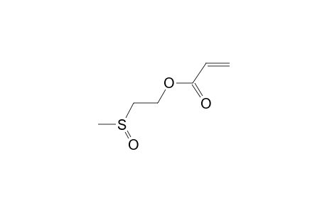 2-Propenoic acid, 2-(methylsulfinyl)ethyl ester