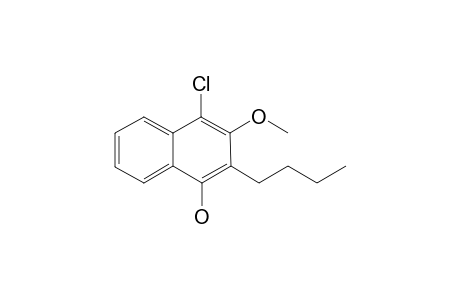 3-(1-Butyl)-1-chloro-4-hydroxy-2-methoxynaphthalene