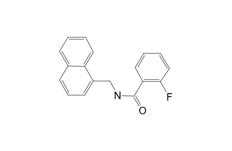 2-Fluoro-N-(naphthalen-1-ylmethyl)benzamide