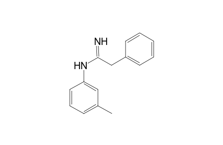 N-(m-Methylphenyl)-N'-(2-phenylethylidene)amidine