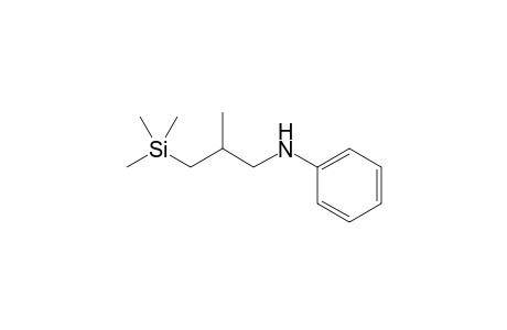 N-(2-Methyl-3-(trimethylsilyl)propyl)aniline