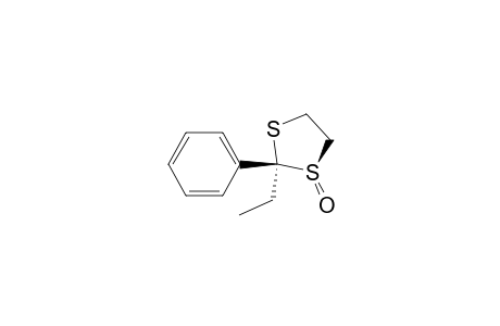 trans-2-phenyl-2-ethyl-1,3-dithiolane-1-oxide