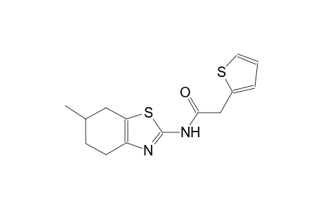 N-(6-methyl-4,5,6,7-tetrahydro-1,3-benzothiazol-2-yl)-2-(2-thienyl)acetamide