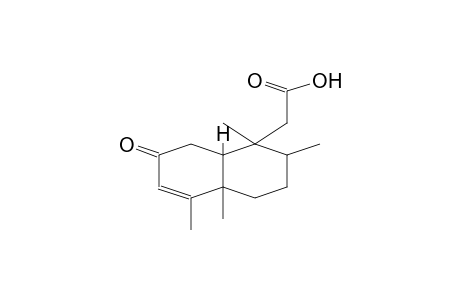 1-NAPHTALENEACETIC ACID, 1,2,3,4,4a,7,8,8a-OCTAHYDRO-1,2,4a,5-TETRAMETHYL-7-OXO-