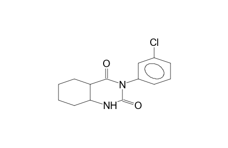 2,4(1H,3H)-QUINAZOLINEDIONE,3-(3-CHLOROPHENYL)HEXAHYDRO-