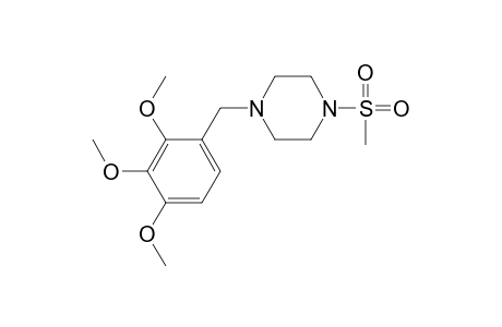 1-(Methylsulfonyl)-4-(2,3,4-trimethoxybenzyl)piperazine