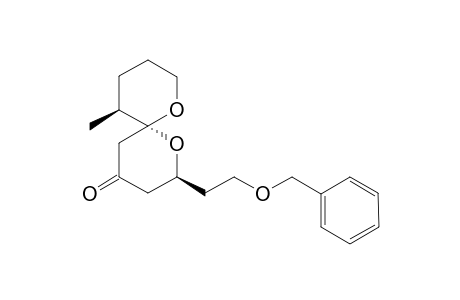 (2S,6R,11S)-2-(2-(Benzyloxy)ethyl)-11-methyl-1,7-dioxaspiro[5.5]undecan-4-one