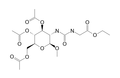 Methyl-3,4,6-tri-o-acetyl-2-deoxy-2-ethyloxycarbonylmethyleneureido-beta-D-glucopyranoside