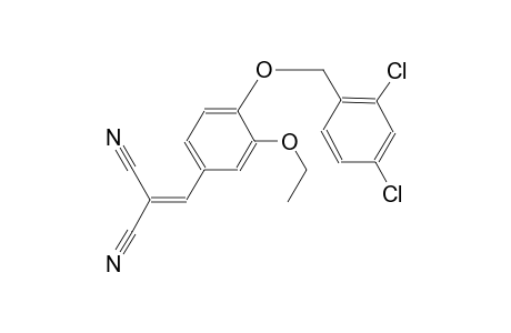 2-{4-[(2,4-Dichlorobenzyl)oxy]-3-ethoxybenzylidene}malononitrile