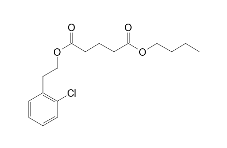 Glutaric acid, butyl 2-(2-chlorophenyl)ethyl ester