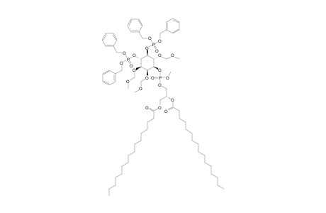 1D-o-(1,2-di-o-Palmitoyl-sn-glycerol-3-o-methylphospho)-2,3,6-o-tris-(methoxymethylene)-myo-inositol-4,5-bis-(dibenzylphosphate)