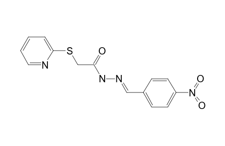 N-[(E)-(4-nitrobenzylidene)amino]-2-(2-pyridylthio)acetamide