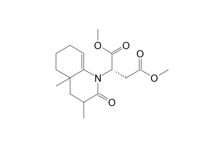 3,4a-Dimethyl-1-[(S)-1,2-di(carbomethoxy)ethyl]-1,3,4,5,6,7-hexahydroquinoline-2-one isomer