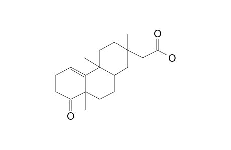 2-(1,2,3,4,cis-4A,6,7,8,cis-8A,9,10,Trans-10A-dodecahydro-trans-2,4A,8A-trimethyl-8-oxo-2-phenanthryl)acetic acid