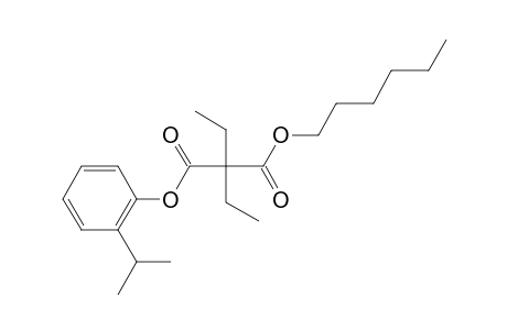 Diethylmalonic acid, hexyl 2-isopropylphenyl ester