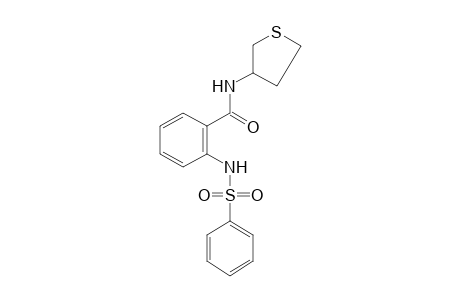 o-(benzenesulfonamido)-N-(tetrahydro-3-thienyl)benzamide