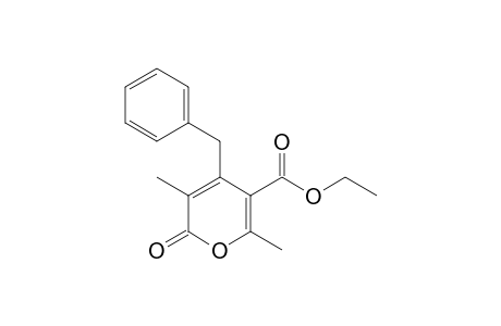 Ethyl 4-benzyl-3,6-dimethyl-2-oxo-2H-pyran-5-carboxylate