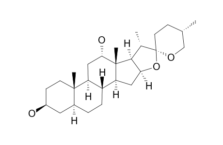 (25R)-3-BETA,12-ALPHA-DIHYDROXY-5-ALPHA-SPIROSTANE