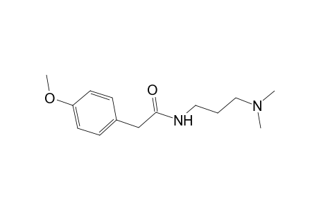 N-[3-(dimethylamino)propyl]-2-(4-methoxyphenyl)acetamide