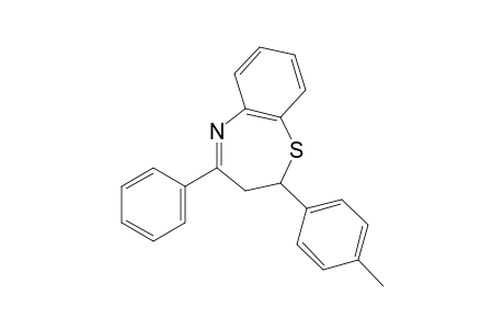 2,3-Dihydro-2-(4-methylphenyl)-4-phenyl-1,5-benzothiazepine