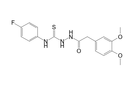 1-[(3,4-dimethoxyphenyl)acetyl]-4-(p-fluorophenyl)-3-thiosemicarbazide