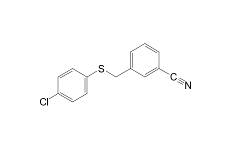 alpha-[(p-CHLOROPHENYL)THIO]-m-TOLUNITRILE