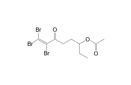 6-ACETOXY-1,1,2-TRIBROMOOCT-1-EN-2-ONE