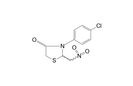3-(p-CHLOROPHENYL)-2-(NITROMETHYLENE)-4-THIAZOLIDINONE