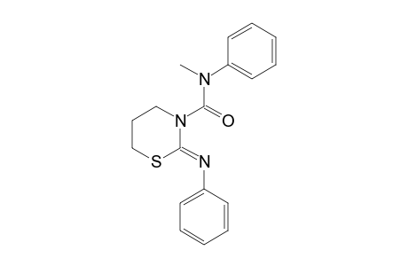 2-PHENYLAMINO-3-(N-METHYL-PHENYLCARBAMOYL)-TETRAHYDRO-1,3-THIAZONE