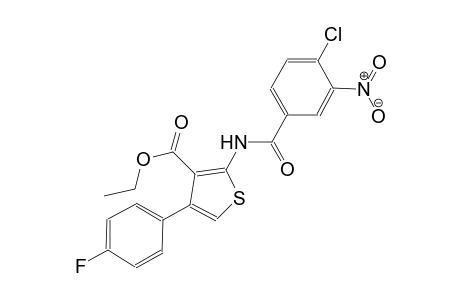 ethyl 2-[(4-chloro-3-nitrobenzoyl)amino]-4-(4-fluorophenyl)-3-thiophenecarboxylate