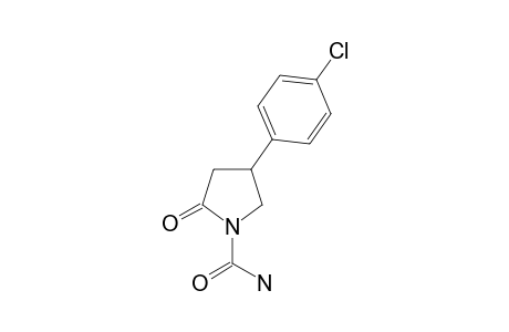 4-(4-CHLOROPHENYL)-2-OXO-PYRROLIDINE-1-CARBOXYLIC-ACID-ETHYLAMIDE