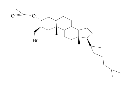 3A-ACETOXY-2B-BROMOMETHYL-5A-CHOLESTANE