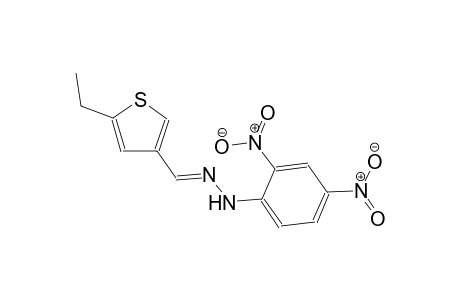 3-thiophenecarboxaldehyde, 5-ethyl-, (2,4-dinitrophenyl)hydrazone