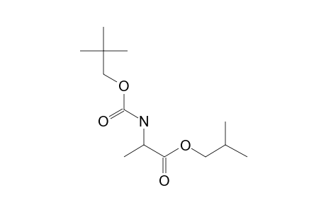 D-Alanine, N-neopentyloxycarbonyl-, isobutyl ester