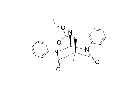 4-METHYL-5,8-DIOXO-6,7-DIPHENYL-2,6,7-TRIAZABICYCLO-[2.2.2]-OCT-2-ENE-3-CARBOXYLIC-ACID,ETHYLESTER
