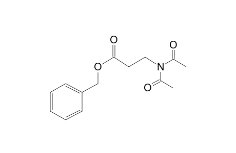 Benzyl 3-aminopropanoate, N,N--diacetyl-