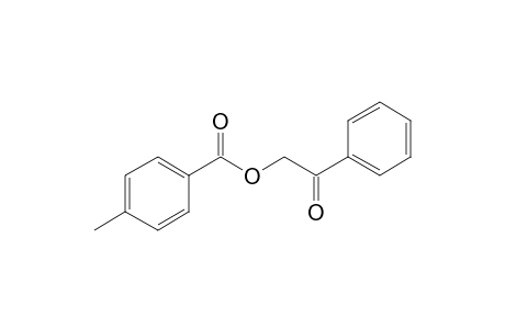 Benzoic acid, 4-methyl-, 2-oxo-2-phenylethyl ester