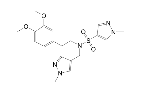 1H-pyrazole-4-sulfonamide, N-[2-(3,4-dimethoxyphenyl)ethyl]-1-methyl-N-[(1-methyl-1H-pyrazol-4-yl)methyl]-