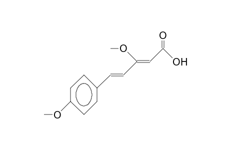 3-METHOXY-5-(PARA-METHOXYPHENYL)-2,4-PENTADIENSAEURE