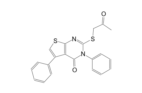 thieno[2,3-d]pyrimidin-4(3H)-one, 2-[(2-oxopropyl)thio]-3,5-diphenyl-