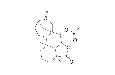 Kaur-16-en-18-oic acid, 7-(acetyloxy)-6-hydroxy-, .gamma.-lactone, (4.alpha.,6.alpha.,7.beta.)-