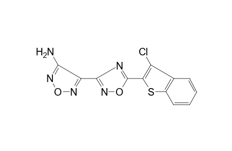 1,2,5-Oxadiazol-3-amine, 4-[5-(3-chloro-2-benzothienyl)-1,2,4-oxadiazol-3-yl]-