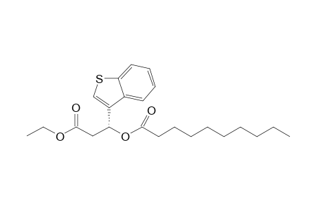 (R)-1-(Benzo[b]thiophen-3-yl)-3-ethoxy-3-oxopropyldecanoate