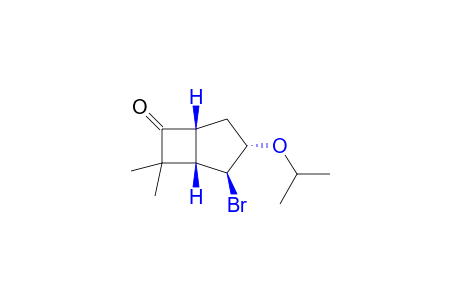 BICYCLO/3.2.0/HEPTAN-6-ONE, 2-EXO- BROMO-7,7-DIMETHYL-3-ENDO-ISOPROPOXY-,