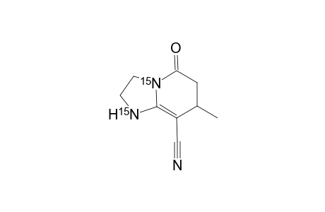 15N,15N'-5-OXO-6-METHYL-1,2,3,5,6,7-HEXAHYDROIMIDAZO-[1,2-A]-PYRIDINE-8-CARBONITRILE