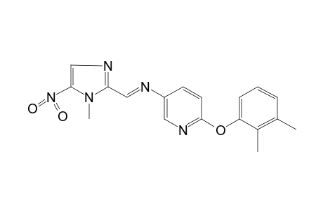 5-{[(1-methyl-5-nitroimidazol-2-yl)methylene]amino}-2-[(2,3-xylyl)oxy]pyridine